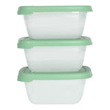 Stackable Food Storage Box Set | 3 Pieces, 250ml, Assorted Colours