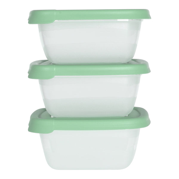 Stackable Food Storage Box Set | 3 Pieces, 250ml, Assorted Colours