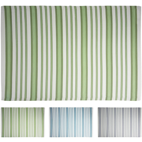 Striped Indoor Outdoor Mat 160x230cm | Durable & Versatile