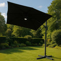 Lifestyle Living Zion Roma Dark Grey Parasol | 3m