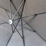 Lifestyle Living Zion Roma Dark Grey Parasol | 3m