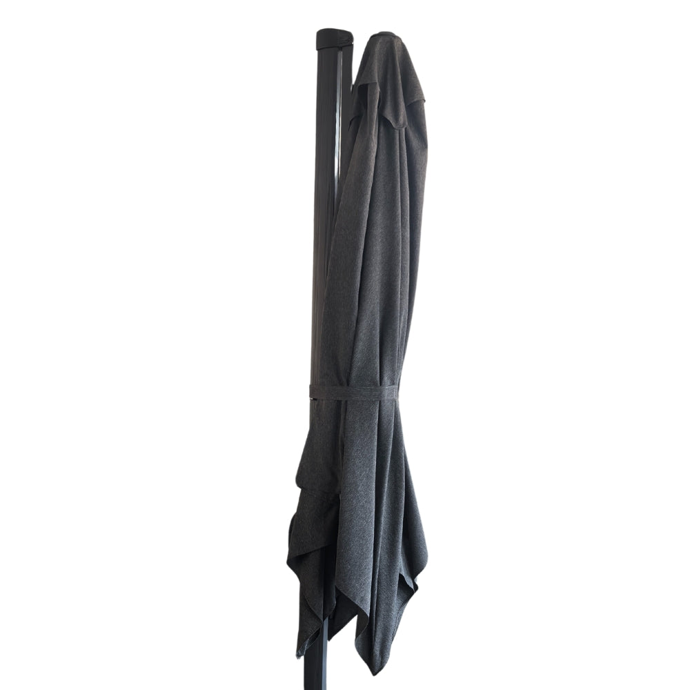 Lifestyle Living Zion Roma Dark Grey Parasol | 3m