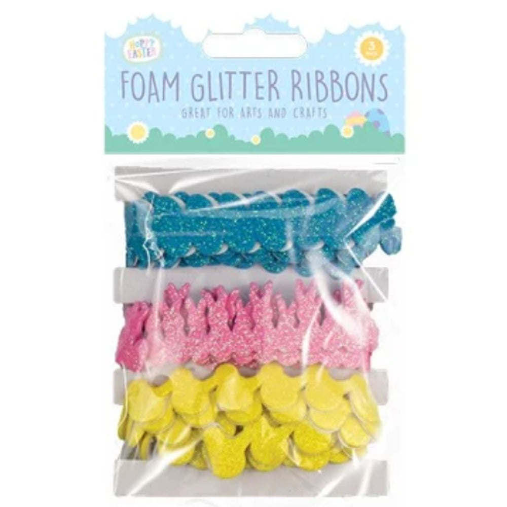 hoppy-easter-foam-glitter-ribbons-pack-of-3