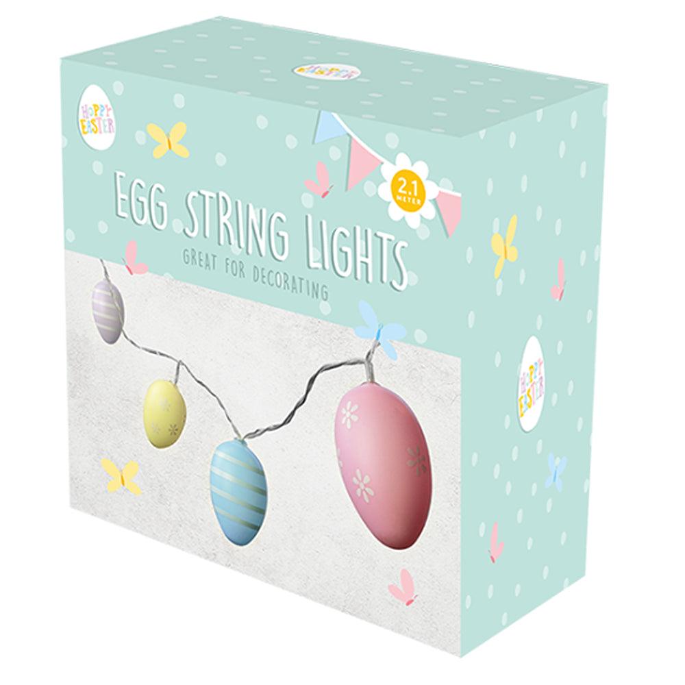 Hoppy Easter LED Egg String Lights | 2.1m - Choice Stores