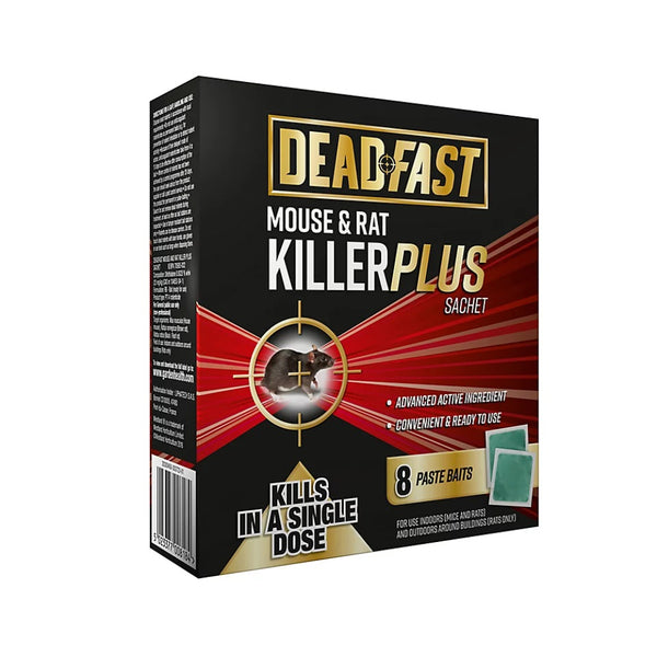 Mouse and Rat Killer Poison Control Sachets | Pack of 8 Sachets
