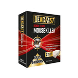 Deadfast Pre-Baited Mouse Killer Bait Stations | Twin Pack, 20g