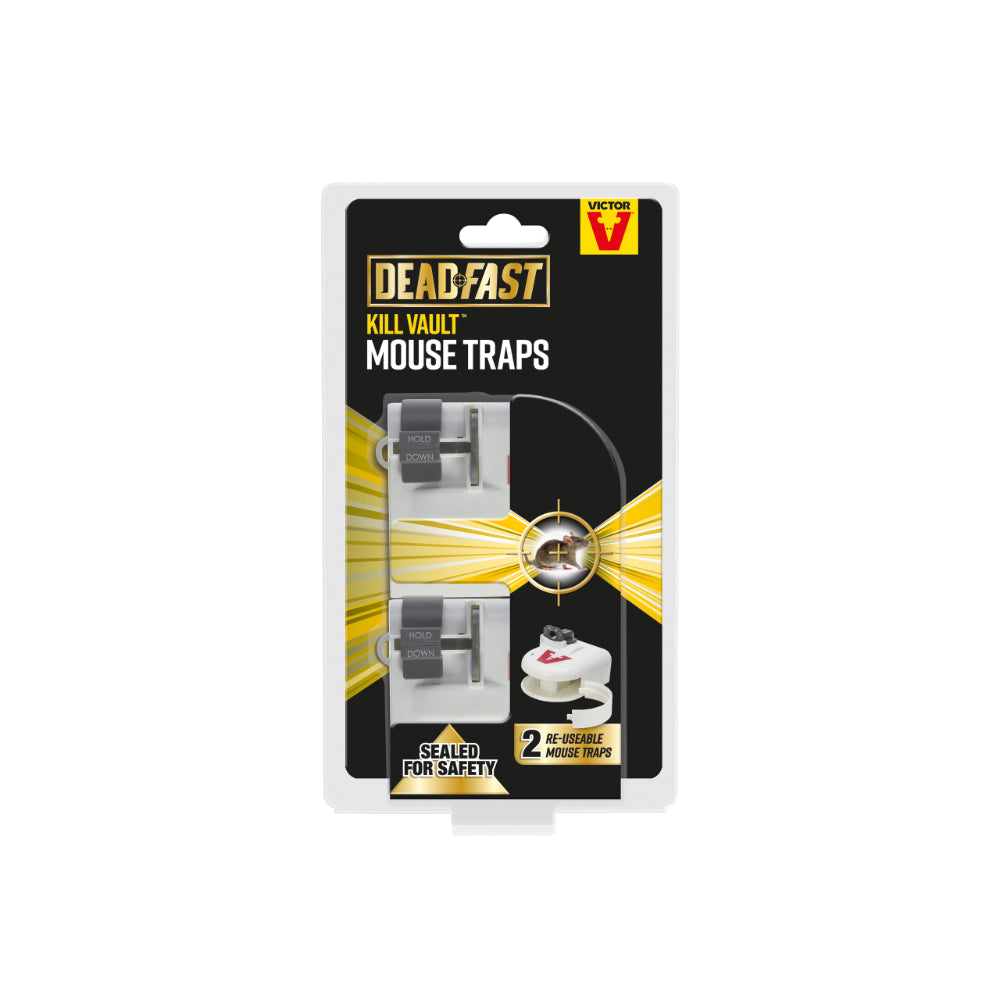 Deadfast Kill Vault Mouse Traps | Pack of Two