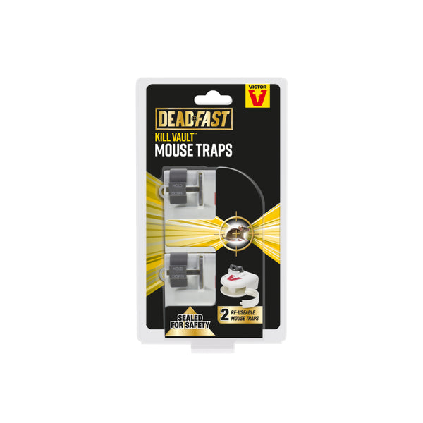 Deadfast Kill Vault Mouse Traps | Pack of Two