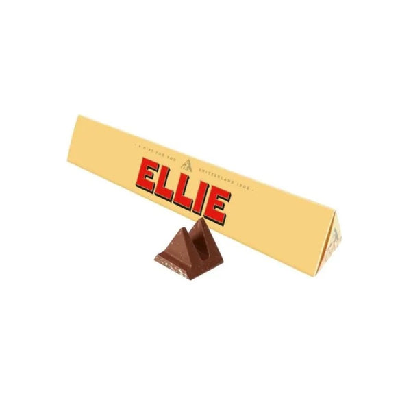 Toblerone Ellie Chocolate Bar | 100g, Assorted Colours, Triangular Packaging
