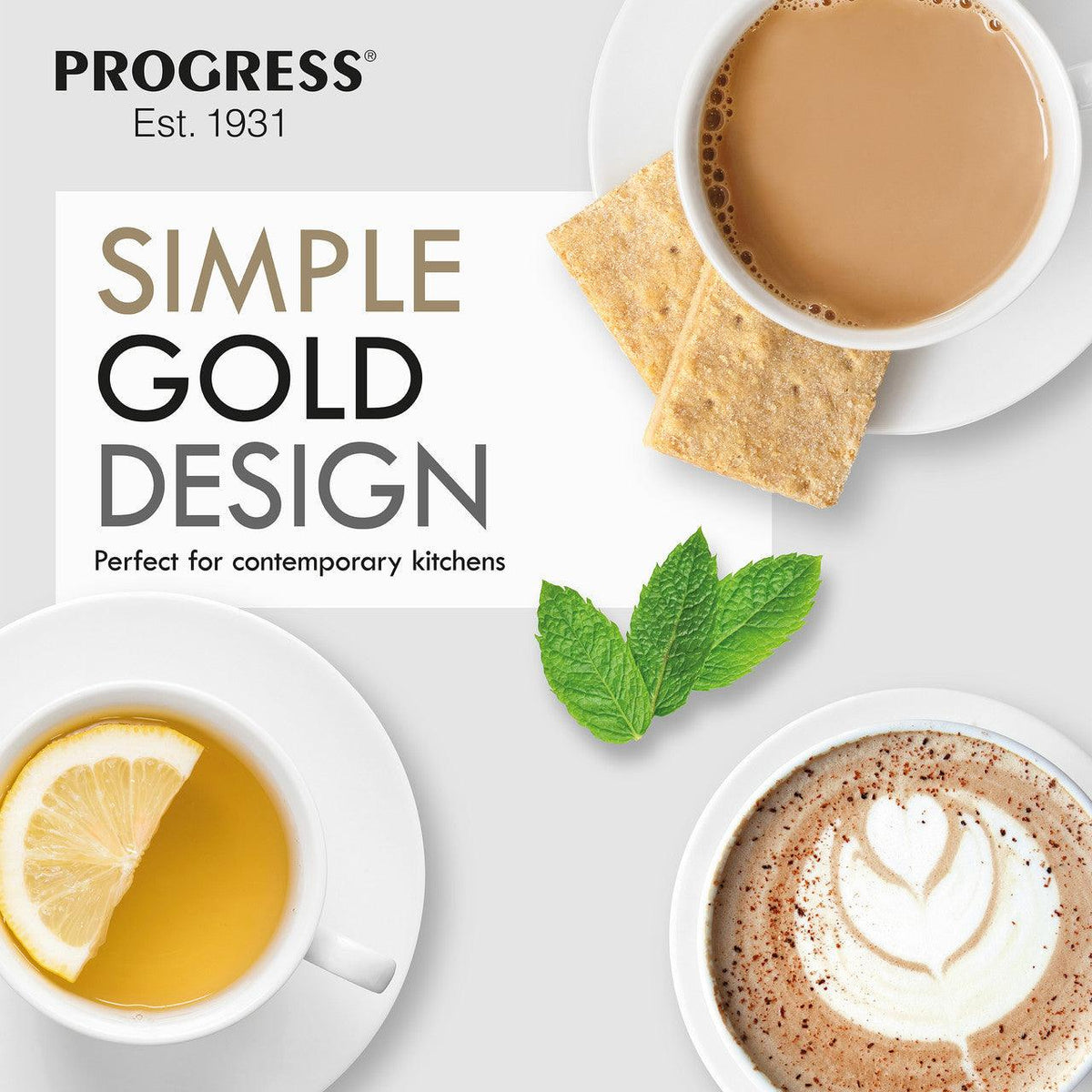 Progress Black &amp; Gold Electric Cordless Jug Kettle | 1.7L - Choice Stores