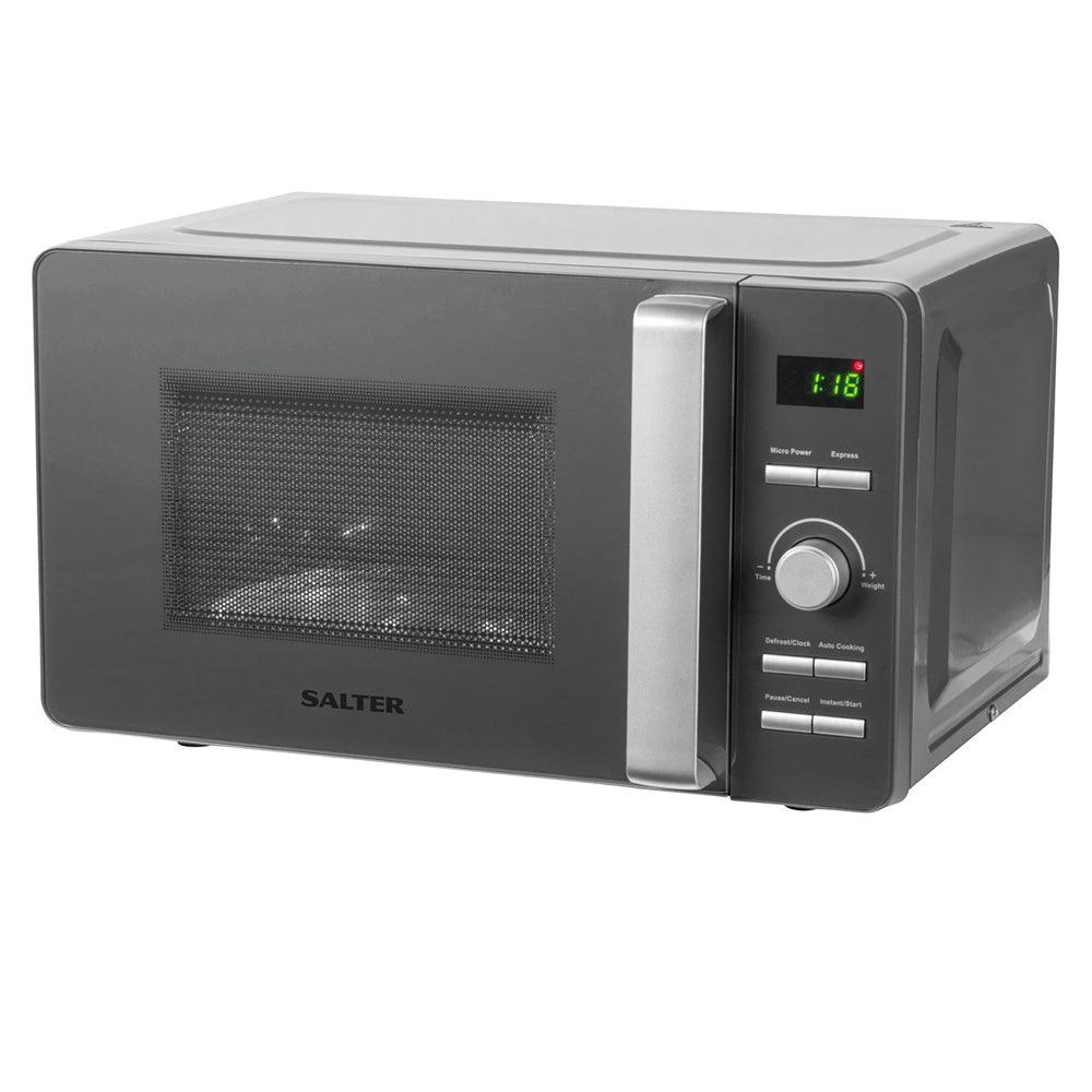 Salter Cosmos Grey Digital Microwave | 800W - Choice Stores