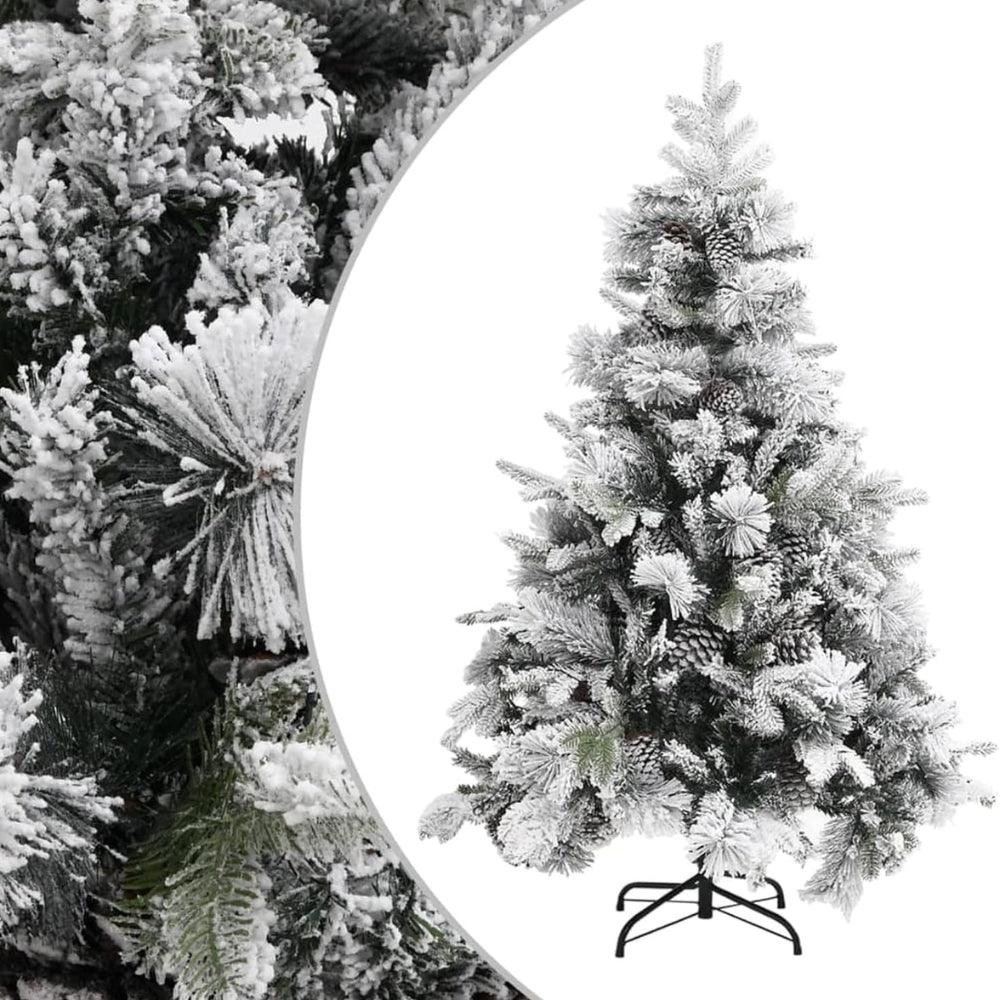 Alaska Flocked Pinecone Christmas Tree