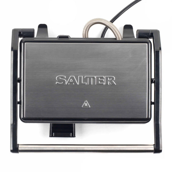 Salter Megastone Fold-Out Contact Grill | Floating Hinge, Dual Indicators