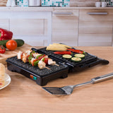 Salter Megastone Fold-Out Contact Grill | Floating Hinge, Dual Indicators