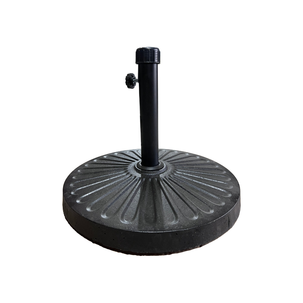 Lifestyle Living Round Parasol Base Black | 18kg