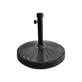Lifestyle Living Round Parasol Base Black | 18kg