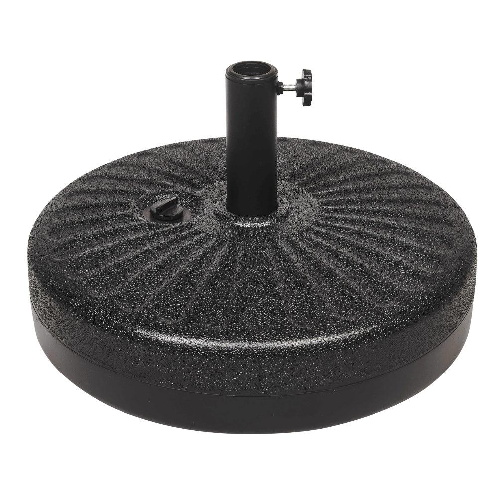 Lifestyle Living Round Fillable Parasol Base Black | 22kg