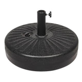Lifestyle Living Round Fillable Parasol Base Black | 22kg