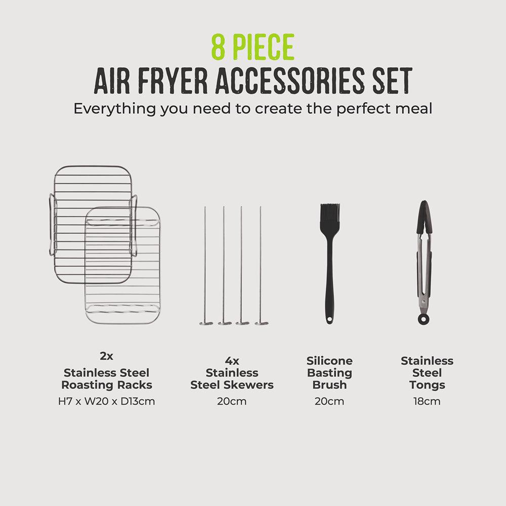 Tower Air Fryer Accessories Set | 8 Piece Set - Choice Stores