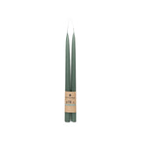Atmosphera Twin Taper Dinner Candles | Pack of 2, 30cm, Sage Green