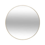 Atmosphera Alice Round Gold Metal Frame Wall Mirror | 76cm Diameter