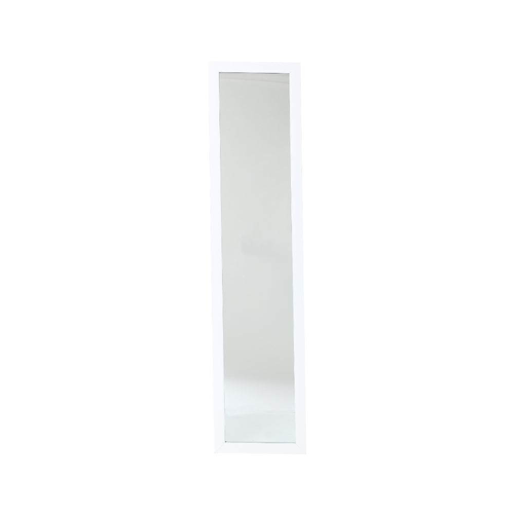 5FIVE Full Length Standing Mirror with Slim Frame | White, 35 x 155cm