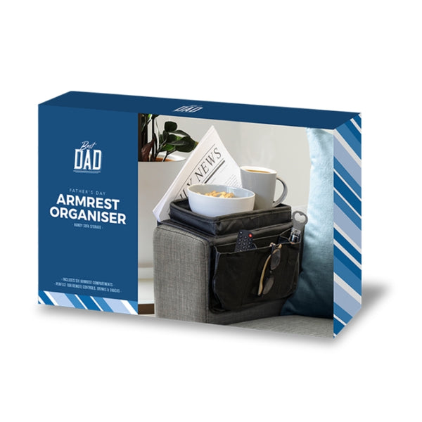 Father's Day Armrest Organiser | 6 Compartments Durable Fabric