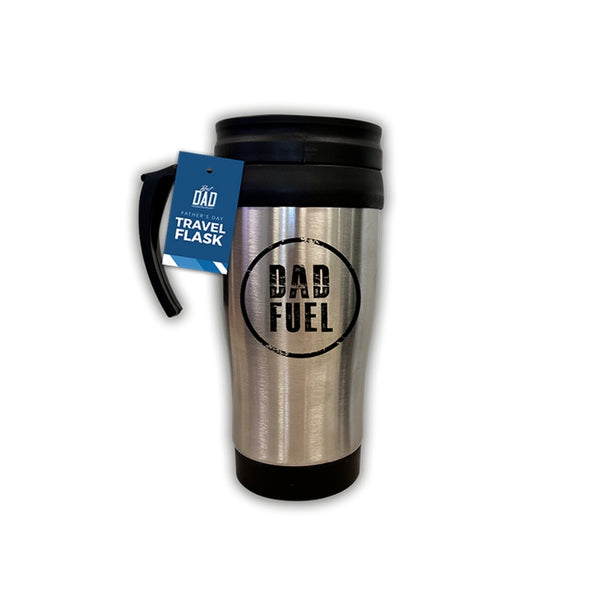 Father's Day Stainless Steel Insulated Travel Flask | Dad Print