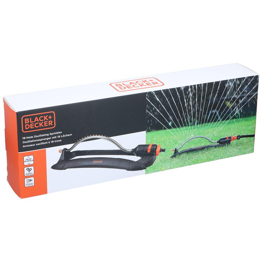 Black + Decker 19 Hole Oscillating Lawn Sprinkler - Choice Stores