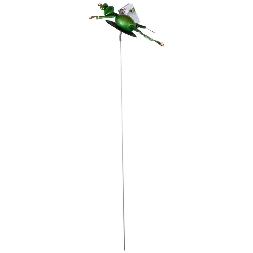 Kinzo Garden Stake with Yoga Frog | Assorted Designs | 80cm - Choice Stores