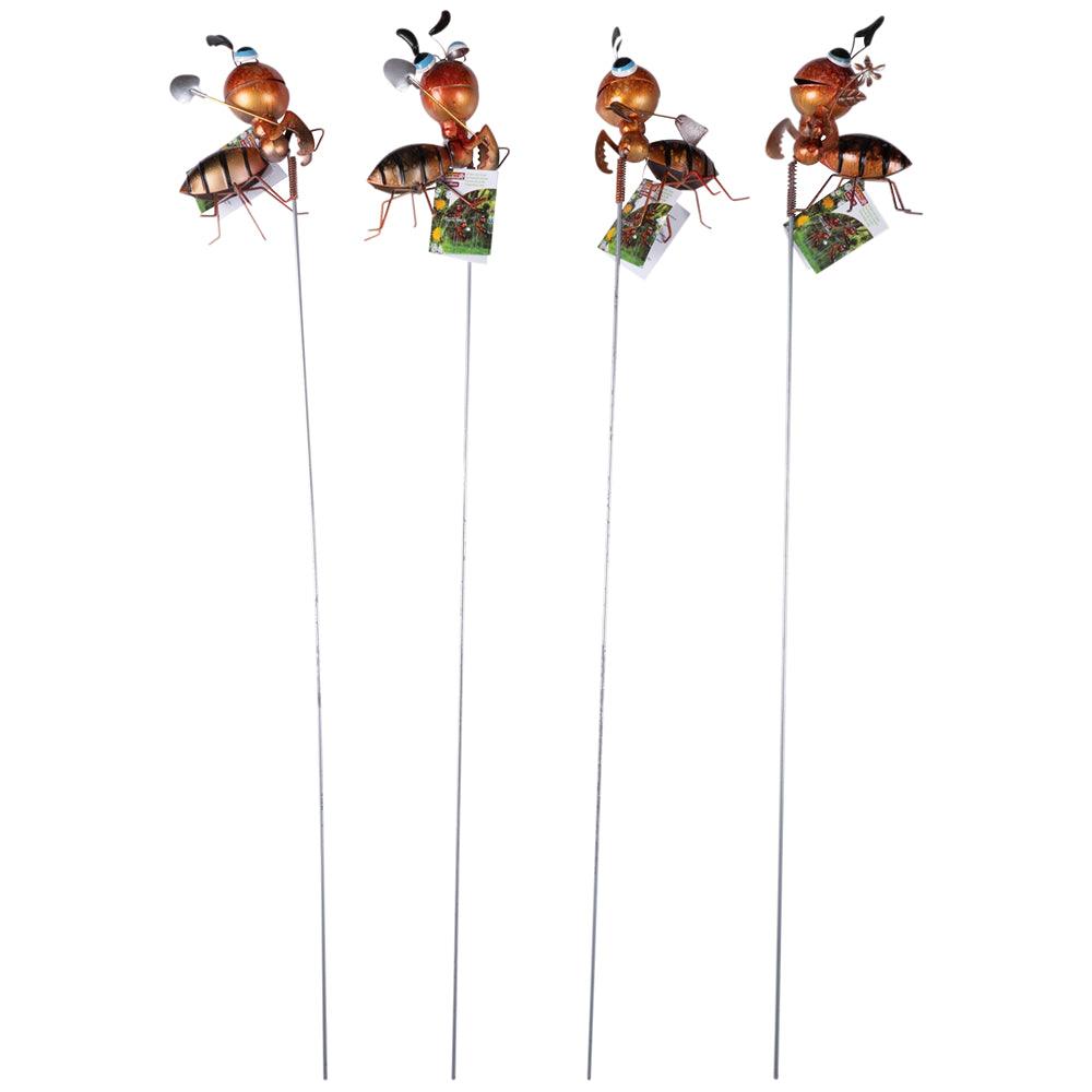 Kinzo Garden Stake with Ant | Assorted Design | 80cm