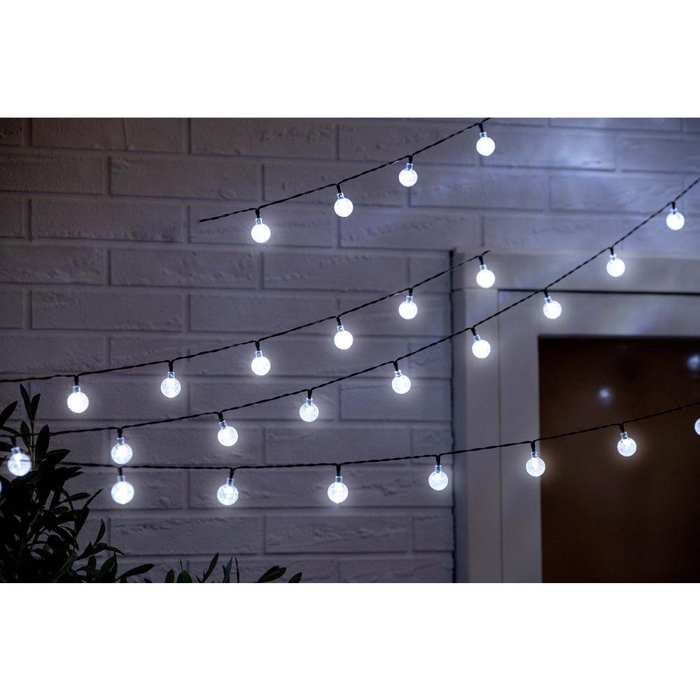 Grundig Warm White Solar LED String Lights | 100 Lights