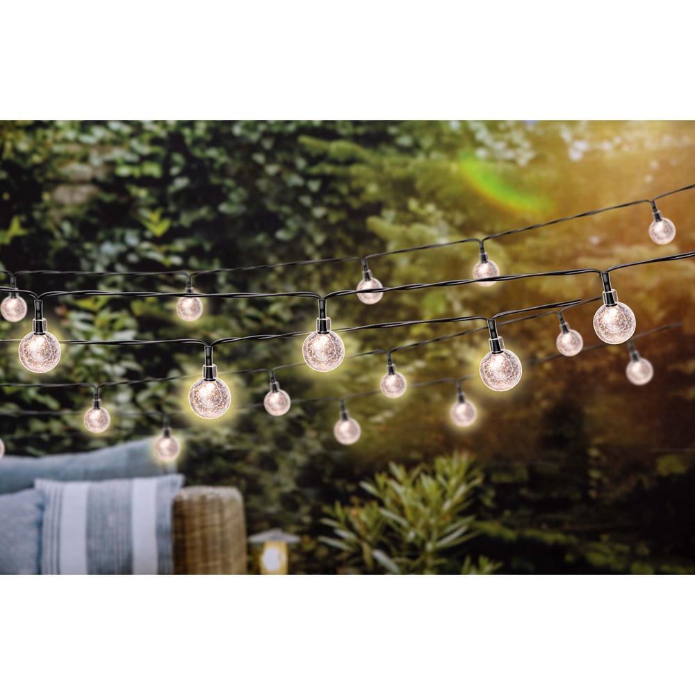 Grundig Warm White Solar LED String Lights | 100 Lights