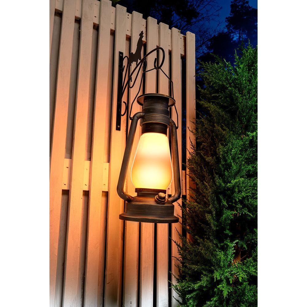Grundig Solar LED Garden Flame Effect Lantern | 30cm - Choice Stores