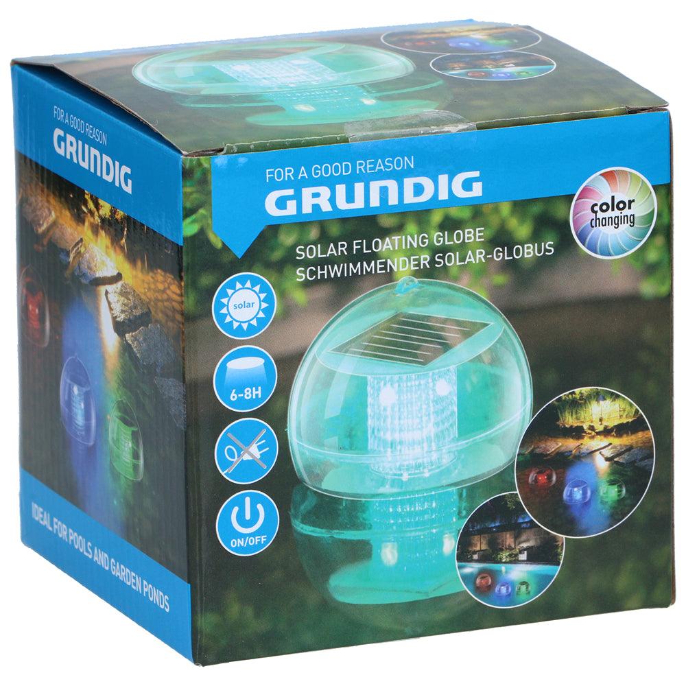 Grundig Colour Changing Solar LED Floating Light Sphere | 11cm - Choice Stores