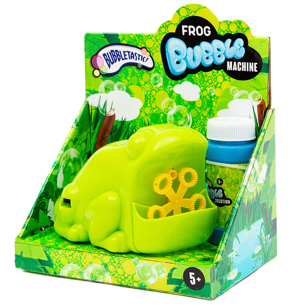 Bubbletastic Frog Bubble Machine Toy | Bubble Blower, Frog Design