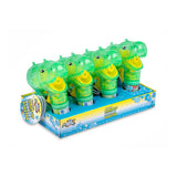 Dinosaur Light-Up Bubble Gun Toy | Green, Includes Bubble Solution