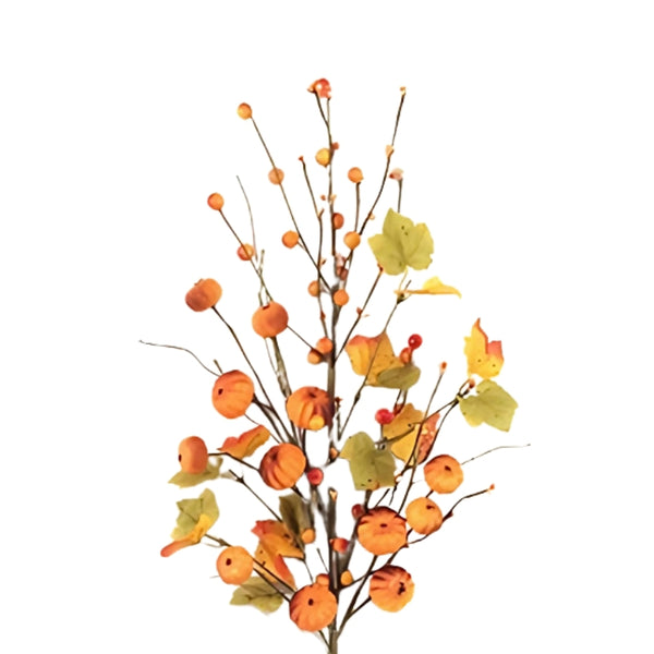Autumn Collection Mini Pumpkins Spray | 81cm