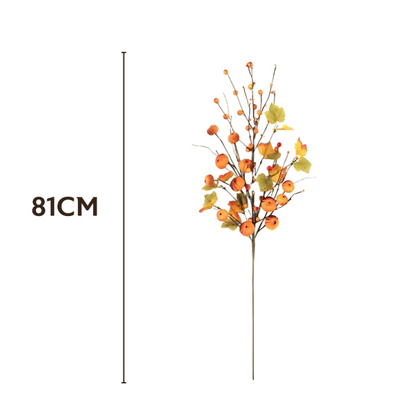 Autumn Collection Mini Pumpkins Spray | 81cm