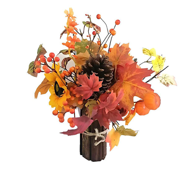 Leaves & Pine Cones Arrangement | Height 40cm