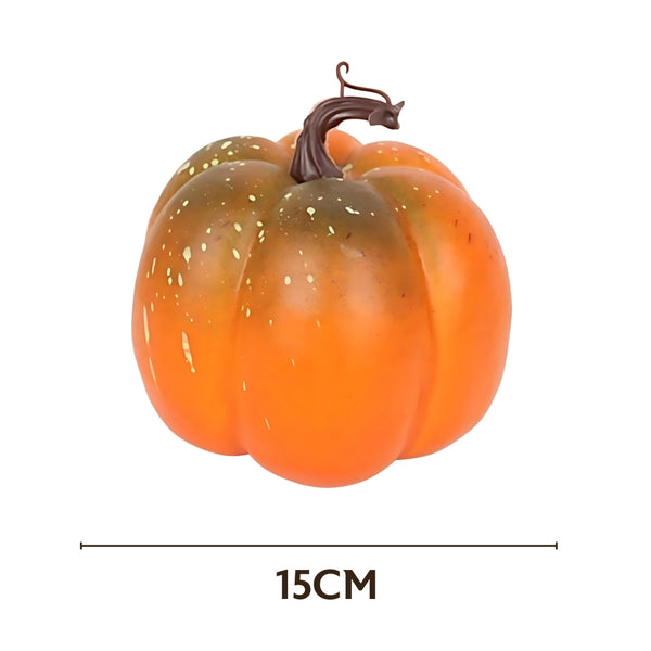 Autumn Collection Realistic Pumpkin Decoration | D.15cm