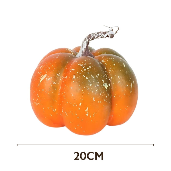 Autumn Collection Decorative Pumpkin | 20cm Orange
