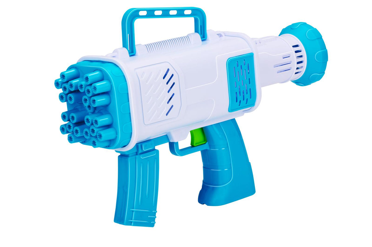 Bubblez 24-Hole Bubble Blaster | 29cm Blue & White
