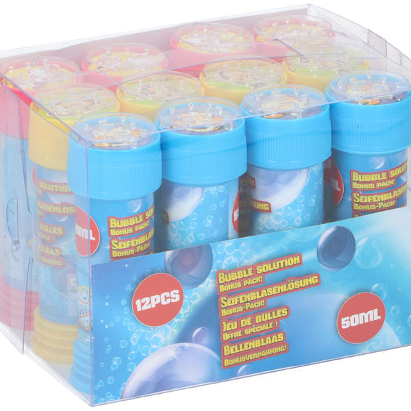Bubble Wand & Solution | 12 x 50ml
