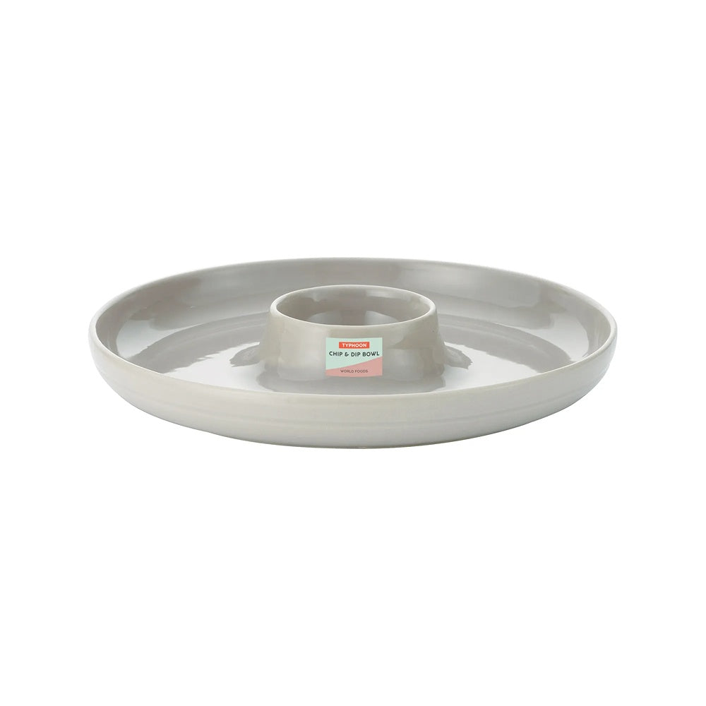 Typhoon World Foods Grey Chip And Dip Bowl