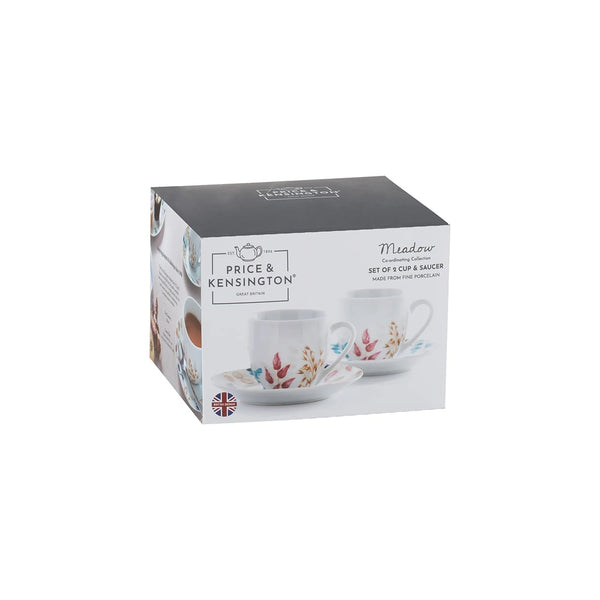 Price & Kensington Meadow Cup & Saucer Set - Set of 2