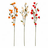 Decorative Chinese Lantern Artificial Flower Stem - 80cm, Assorted Colours