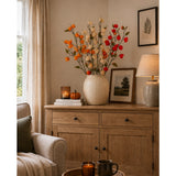 Decorative Chinese Lantern Artificial Flower Stem - 80cm, Assorted Colours