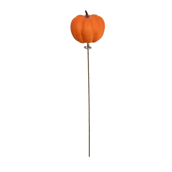 Florelle Realistic Faux Pumpkin Stem | Orange