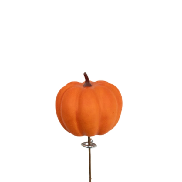 Florelle Realistic Faux Pumpkin Stem | Orange
